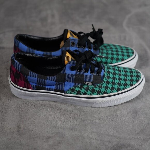 Vans Shoes - Vans Era Buffalo Multi color Plaid Women's Size 8.5 Men's Size 7